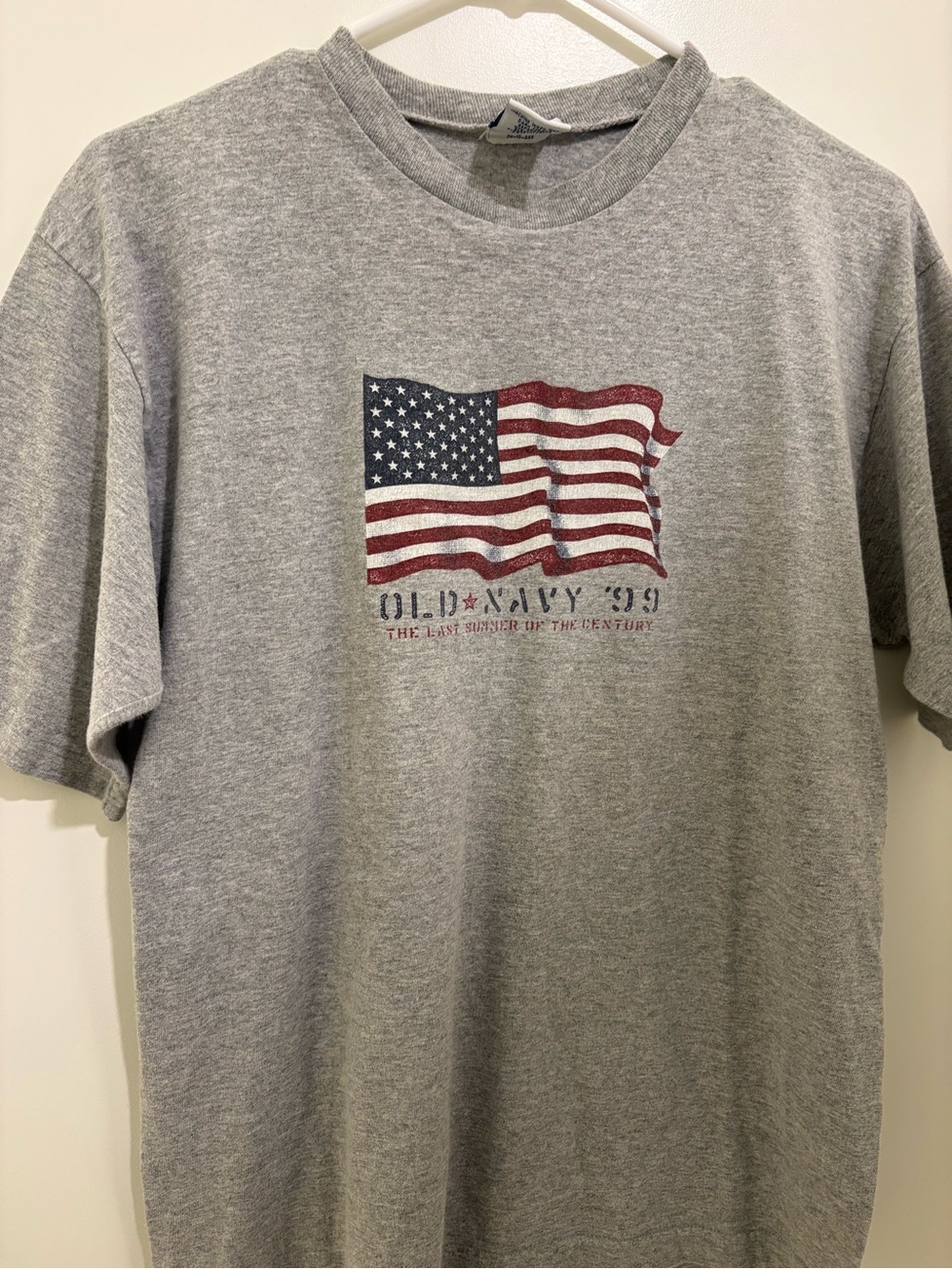 Vintage 1999 Old Navy American 🇺🇸 Flag Graphic Tee 90s Size S